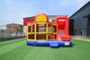 Big Round Bounce House with Dry Slide