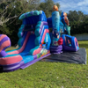 Inflatable Slide with Mermaid Bouncer Combo