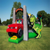 Inflatable Slide with dinosaur Bouncer Combo