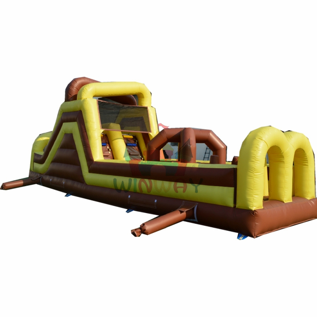 Inflatable Obstacle Course Coffee Color