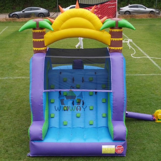 Inflatable sun Water Slide Pool 