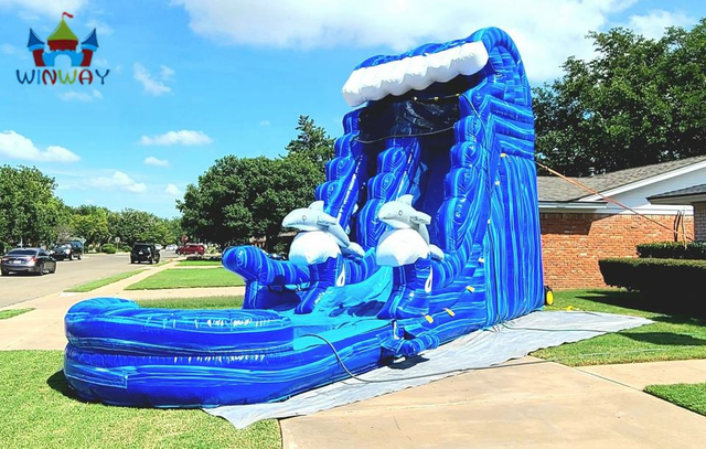 2 Lane Inflatable Water Slide