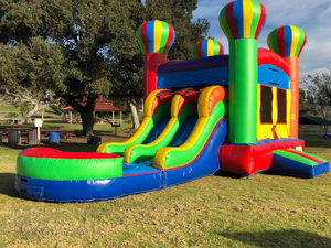 Hot Balloon Combo Bounce House