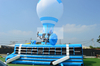 Giant Inflatable Bus Obstacle Course with Blower