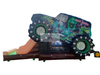 23ft The Grave Digger Truck Combo Bounce House with Dry Slide