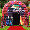 Large Black Inflatable Party Tent