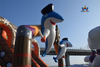 Pirate Inflatable Slide Dry Slide