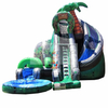 Coconut Fall Twist Inflatable Water Slides with Water Pool
