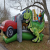 Inflatable Slide with dinosaur Bouncer Combo