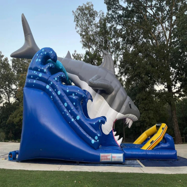 Inflatable Water Slide Shark
