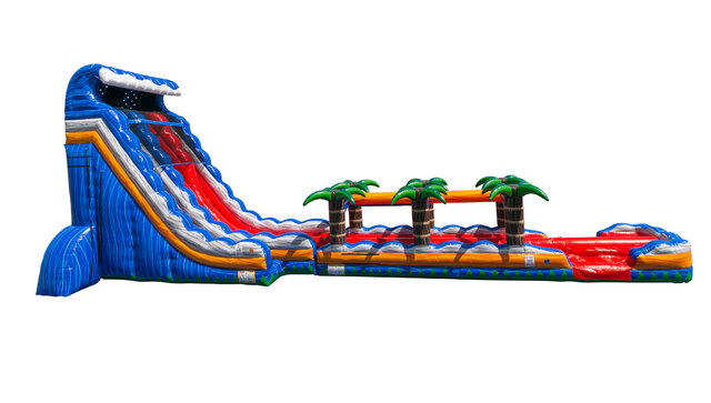 Inflatable Gaint Water Long Slide with Pool