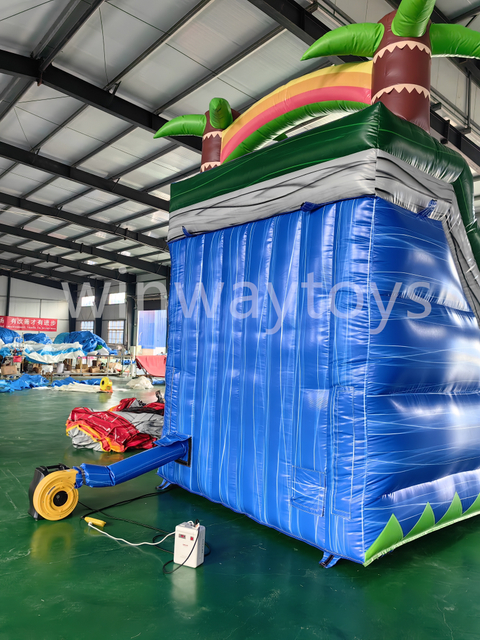 Inflatable Water Slide with Water Pool