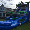 Inflatable Water Blue Slide with Pool 