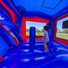 Inflatable Slide with blue and red Bouncer 
