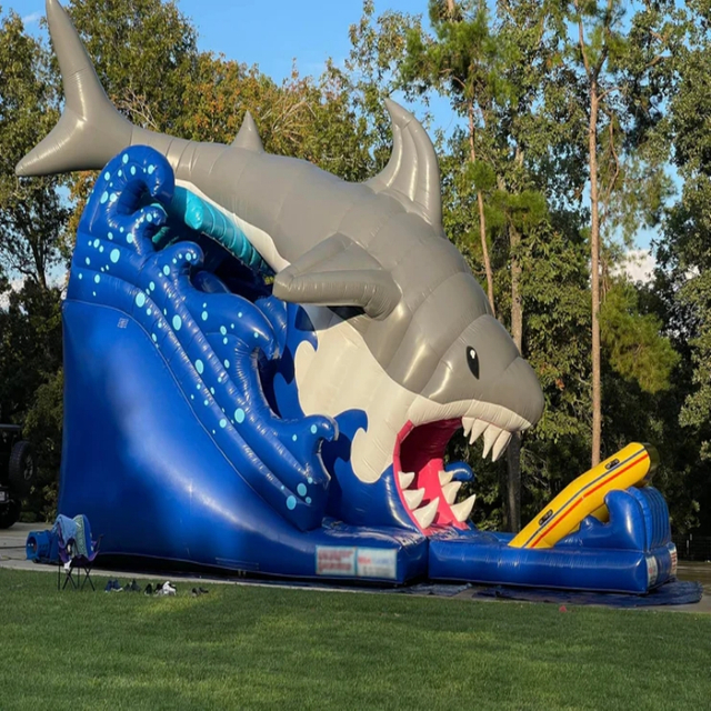 Inflatable Water Slide Shark