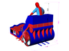 Inflatable Gaint Slide Spider-man