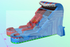 Dual Lane Water Slide with water pool