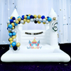 Inflatable White Bouncer House