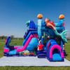 Inflatable Slide with Mermaid Bouncer Combo