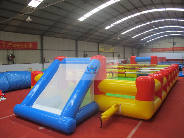 Inflatable Human Table Football Field Game