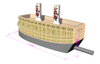 Inflatable Ship Model