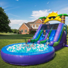 Inflatable sun Water Slide Pool 