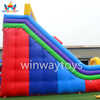 Inflatable slide with pool