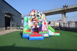 Mario Brother Bounce House with Slide