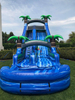 Inflatable Water Blue Slide with Pool 