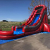 Inflatable water slide with pool 