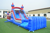 47ft Blue Red Inflatable Obstacle Course