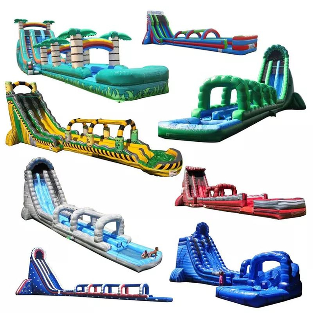 1 Or 2 Lane Slip N Inflatable Water Slide