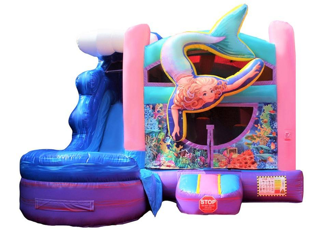 Mermaid 5 in 1 Bounce House Combo