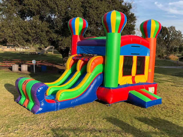 Hot Balloon Combo Bounce House