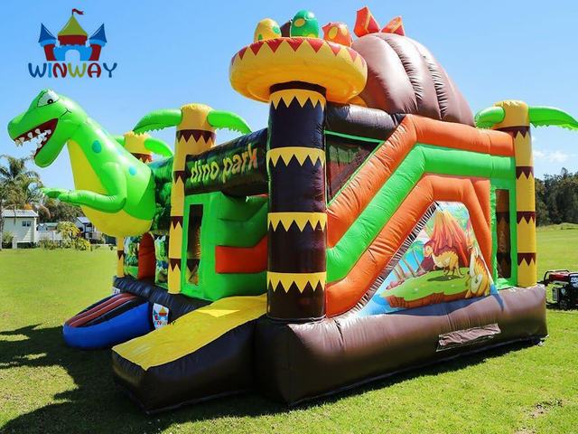 Dino World Inflatable Combo