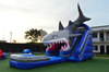 21ft Tall Giant Inflatable Shark Slide Water Slide Dry/wet 
