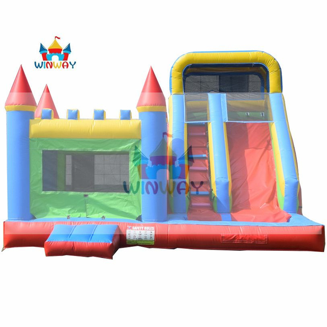 Colorful Mega Bounce House Combo