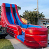 Inflatable water slide with pool 