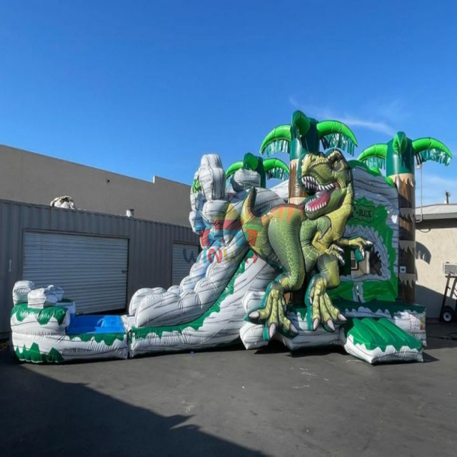 Inflatable Dinosaur Bouncer Slide