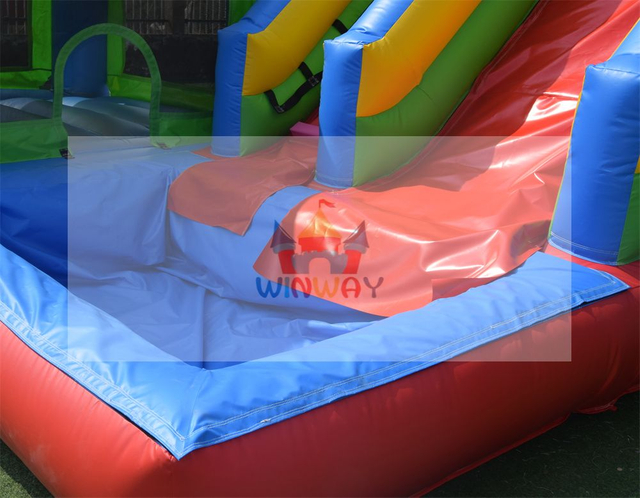 Colorful Mega Bounce House Combo