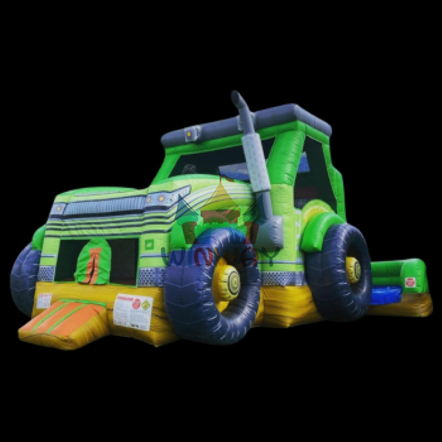 Inflatable Truck Bouncer with Slide