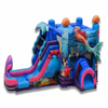 Inflatable Slide with Mermaid Bouncer Combo