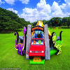Inflatable Slide with dinosaur Bouncer Combo