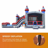 Inflatable Slide with bouncer combo
