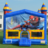 Inflatable bouncer house with different banner