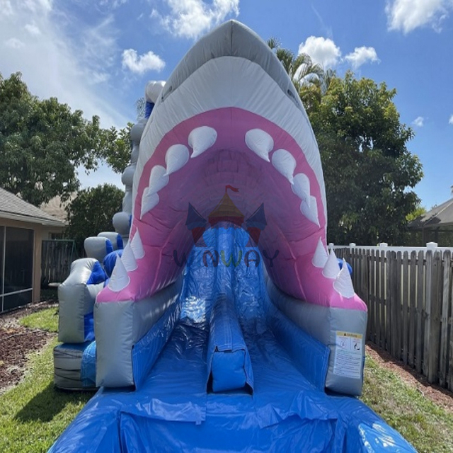 Inflatable Commerical Shark Slide