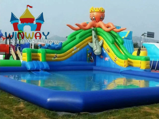 Water Pool Inflatable Slide Combo