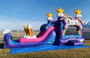 Unicorn Combo Bounce House