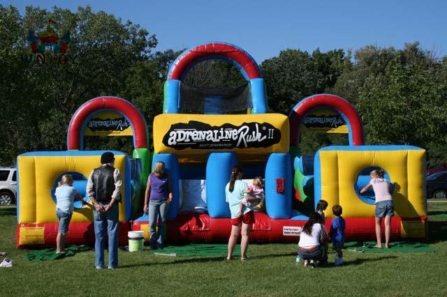 Adrenaline Rush Inflatable Obstacle Course