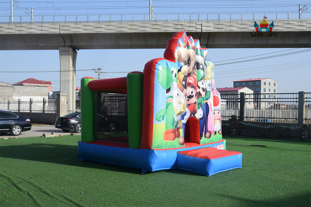 Mario Brother Bounce House with Slide
